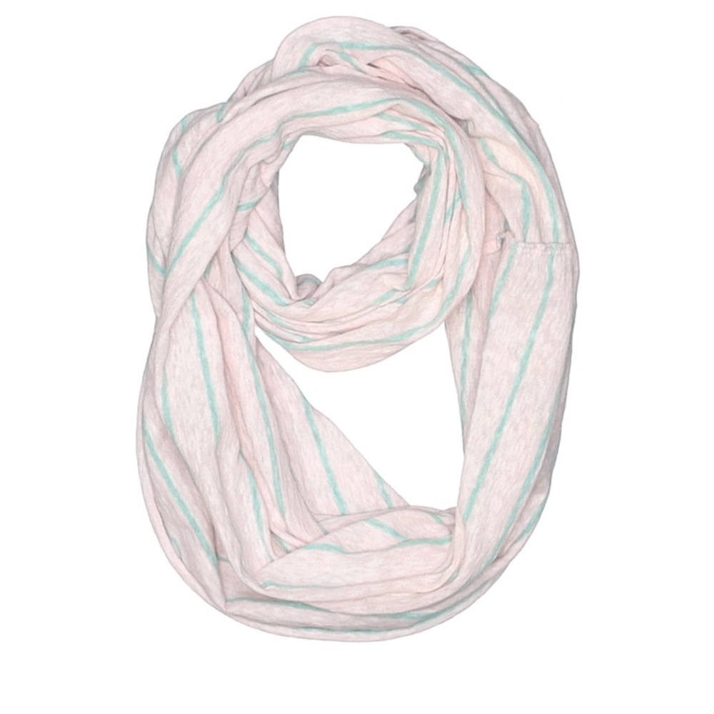 Gap Infinity Scarf Pink With Light Green Stripes Womens NWT